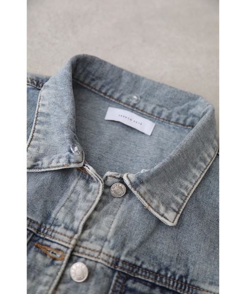 cawaii（カワイイ）の「外せるレース襟のウォッシュ加工デニムジャケット（デニムジャケット・レディース・ブルー・FREE）」の15枚目の写真