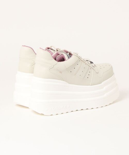 YOSUKE（ヨースケ）の「「YOSUKE/ヨースケ」厚底レースアップスニーカー（スニーカー・レディース・ブラック/アイボリー/ホワイト×ブラック/ブルー系その他/ホワイト/ホワイト系その他/ブラック×ブルー/パープル系その他/レッド系その他・23/24/25/22.5/24.5/23.5）」の10枚目の写真