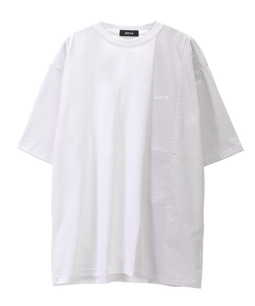【新品未使用】ZUCCa / S Functionalジャージィー 白Tシャツ 新品未使用】ZUCCa / S Functionalジャージィー 白Tシャツ