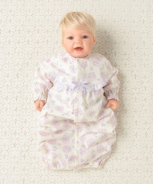 sense of wonder（センスオブワンダー）の「アリウム兼用ドレス【日本製】（ロンパース・キッズ・ラベンダー・50-70cm）」の8枚目の写真