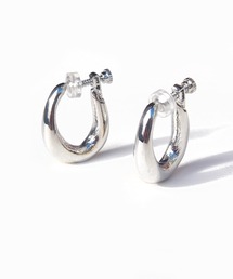 SALON | 金具が目立たないぷっくりフープイヤリング(イヤリング)