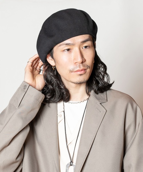 CA4LA（カシラ）の「BIG B3（ハンチング/ベレー帽・メンズ・ブラウン/ブラック/ピンク/グレー・ONESIZE）」の2枚目の写真