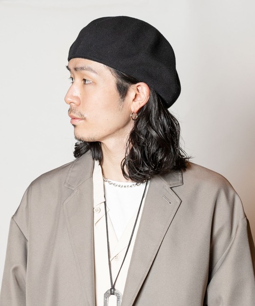 CA4LA（カシラ）の「BIG B3（ハンチング/ベレー帽・メンズ・ブラウン/ブラック/ピンク/グレー・ONESIZE）」の7枚目の写真