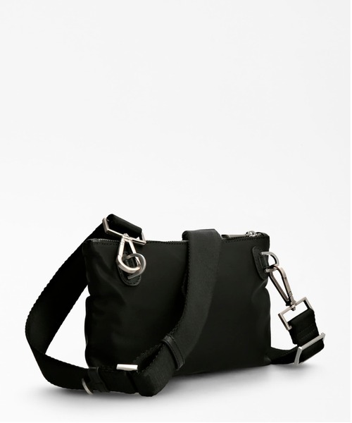 Guess（ゲス）の「CERTOSA Flat Crossbody With Pocket（ショルダーバッグ・メンズ・ブラック・ONE SIZE）」の7枚目の写真