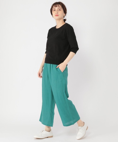 studio CLIP（スタディオクリップ）の「14ゲージハイツイストプルオーバー（ニット/セーター・レディース・ブラック/ブラウン/グリーン/ブルー/レッド・FREE）」の15枚目の写真