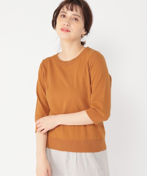 studio CLIP（スタディオクリップ）の「14ゲージハイツイストプルオーバー（ニット/セーター・レディース・ブラック/ブラウン/グリーン/ブルー/レッド・FREE）」の13枚目の写真