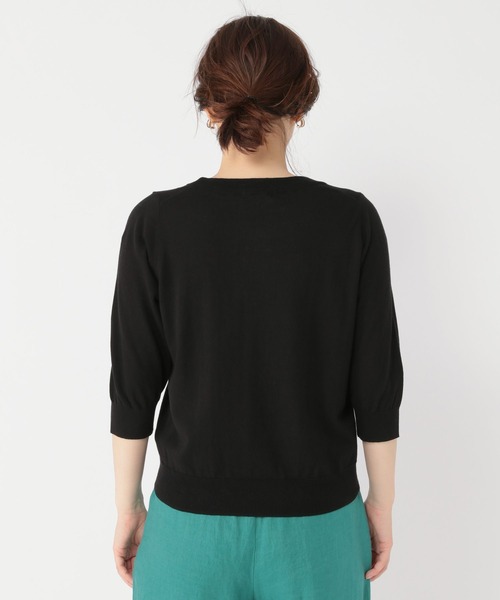 studio CLIP（スタディオクリップ）の「14ゲージハイツイストプルオーバー（ニット/セーター・レディース・ブラック/ブラウン/グリーン/ブルー/レッド・FREE）」の7枚目の写真