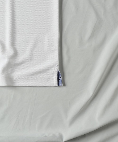 UNION STATION(ユニオンステーション)の「【Admiral/アドミラル】クールメッシュ鹿の子 別注 ポロシャツ(ポロシャツ・メンズ・ホワイト/ネイビー・LL/M/L)」の8枚目の写真