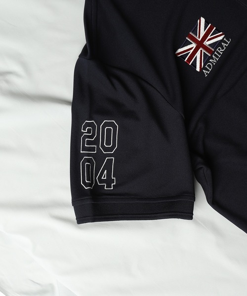 UNION STATION(ユニオンステーション)の「【Admiral/アドミラル】クールメッシュ鹿の子 別注 ポロシャツ(ポロシャツ・メンズ・ホワイト/ネイビー・LL/M/L)」の13枚目の写真