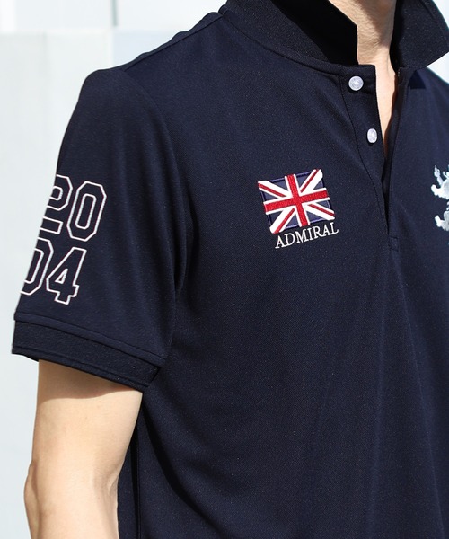 UNION STATION(ユニオンステーション)の「【Admiral/アドミラル】クールメッシュ鹿の子 別注 ポロシャツ(ポロシャツ・メンズ・ホワイト/ネイビー・LL/M/L)」の21枚目の写真