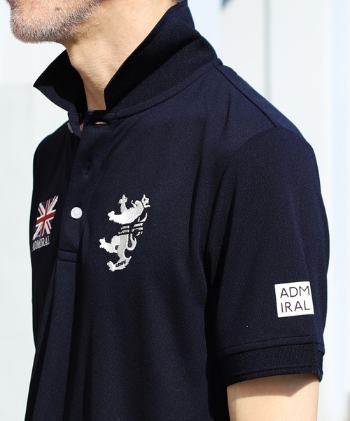 UNION STATION(ユニオンステーション)の「【Admiral/アドミラル】クールメッシュ鹿の子 別注 ポロシャツ(ポロシャツ・メンズ・ホワイト/ネイビー・LL/M/L)」の22枚目の写真