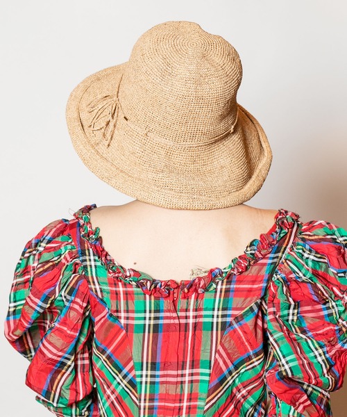 CA4LA（カシラ）の「LOLA6（ハット・レディース・ホワイト/ブラック/ベージュ・ONESIZE）」の11枚目の写真