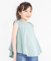 BRANSHES | 脇切替×肩リボンチュニック(Tシャツ/カットソー)