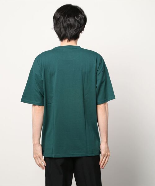 Mac-House(マックハウス)の「ヒゲサガラ刺繍 半袖Tシャツ(Tシャツ/カットソー・メンズ・グリーン/ネイビー/ホワイト・M/L)」の5枚目の写真