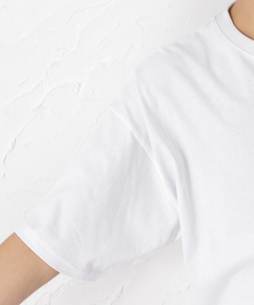 Mac-House(マックハウス)の「ヒゲサガラ刺繍 半袖Tシャツ(Tシャツ/カットソー・メンズ・グリーン/ネイビー/ホワイト・M/L)」の15枚目の写真