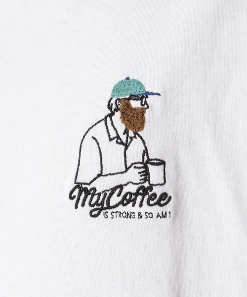Mac-House(マックハウス)の「ヒゲサガラ刺繍 半袖Tシャツ(Tシャツ/カットソー・メンズ・グリーン/ネイビー/ホワイト・M/L)」の17枚目の写真