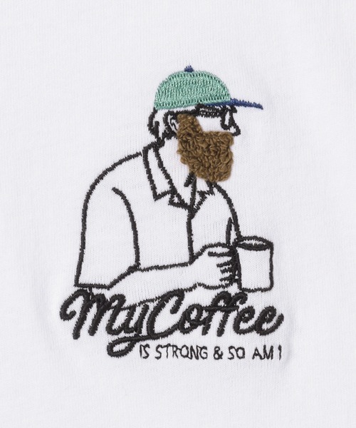 Mac-House(マックハウス)の「ヒゲサガラ刺繍 半袖Tシャツ(Tシャツ/カットソー・メンズ・グリーン/ネイビー/ホワイト・M/L)」の18枚目の写真