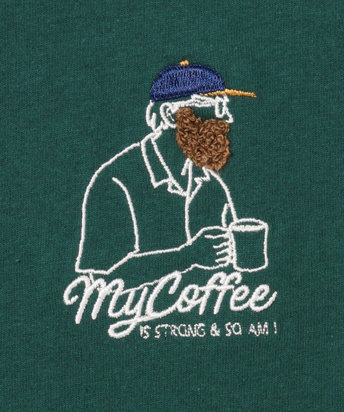 Mac-House(マックハウス)の「ヒゲサガラ刺繍 半袖Tシャツ(Tシャツ/カットソー・メンズ・グリーン/ネイビー/ホワイト・M/L)」の19枚目の写真