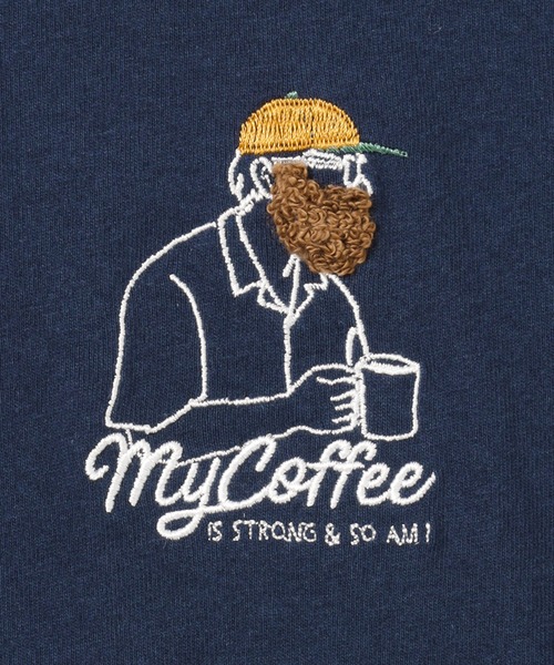 Mac-House(マックハウス)の「ヒゲサガラ刺繍 半袖Tシャツ(Tシャツ/カットソー・メンズ・グリーン/ネイビー/ホワイト・M/L)」の20枚目の写真
