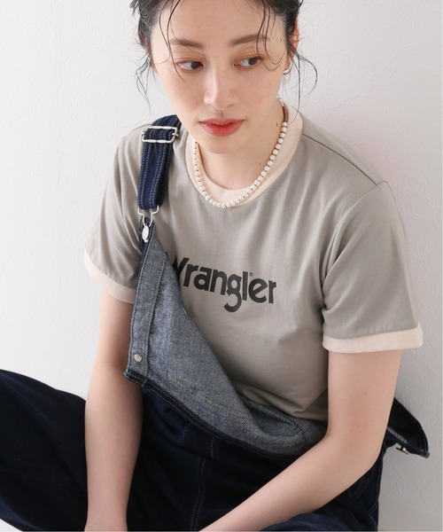 Wrangler（ラングラー）の「【Wrangler/ラングラー】Wrangler wringer Tシャツ（Tシャツ/カットソー・レディース・ホワイト/ブラウン・FREE）」の20枚目の写真