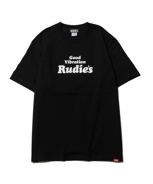 RUDIE'S(ルーディーズ)の「CURVY-T(Tシャツ/カットソー・メンズ・ブラック/レッド/ホワイト・L/M/XL/XXL)」の1枚目の写真