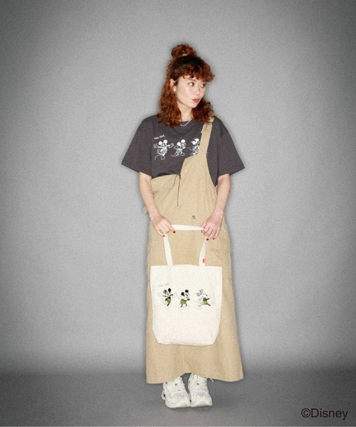 AVIREX(アヴィレックス)の「AVIREX/MICKEY MOUSE 333 T-SHIRT/ アヴィレックス/ミッキーマウス 333 ティーシャツ(Tシャツ/カットソー・レディース・ホワイト/チャコールグレー・FREE)」の19枚目の写真