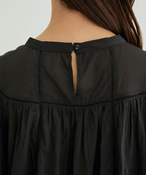 SALON　adam et rope' アダムエロペ 黒トップス　ブラウス ADAM ET ROPE'｜アダムエロペのシャツ/ブラウス（ブラック/黒色