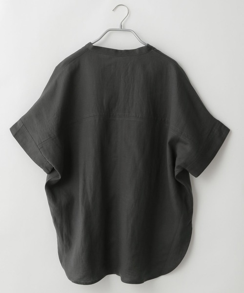 LOWRYS FARM（ローリーズファーム）の「アサコンスキッパーシャツＳＳ　275975（シャツ/ブラウス・レディース・イエロー/グリーン/アイボリー/グレー・FREE）」の22枚目の写真