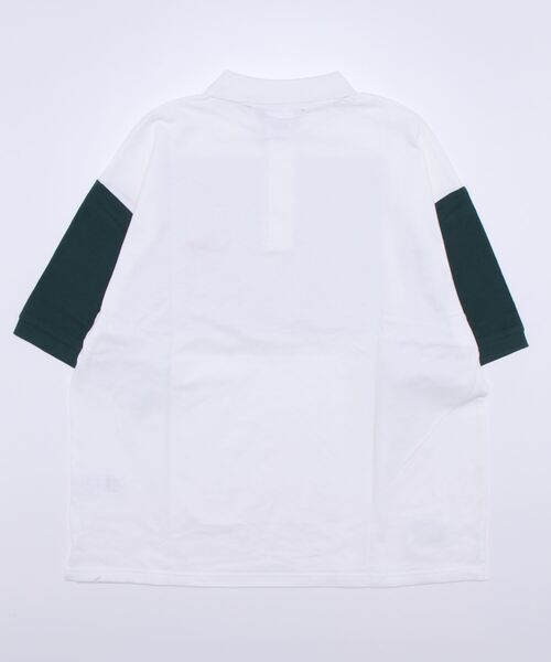 B.C STOCK（ベーセーストック）の「【VISION / ビジョン】別注 ポロ Styles S/S TEE（Tシャツ/カットソー・メンズ・ホワイト/グリーン/ブルー系その他・MEDIUM/LARGE）」の4枚目の写真