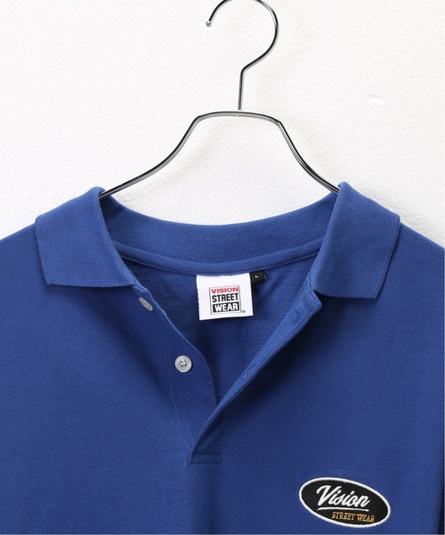 B.C STOCK（ベーセーストック）の「【VISION / ビジョン】別注 ポロ Styles S/S TEE（Tシャツ/カットソー・メンズ・ホワイト/グリーン/ブルー系その他・MEDIUM/LARGE）」の19枚目の写真