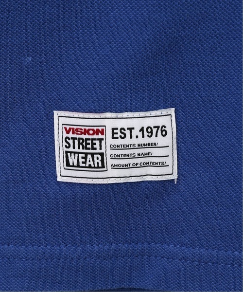 B.C STOCK（ベーセーストック）の「【VISION / ビジョン】別注 ポロ Styles S/S TEE（Tシャツ/カットソー・メンズ・ホワイト/グリーン/ブルー系その他・MEDIUM/LARGE）」の6枚目の写真