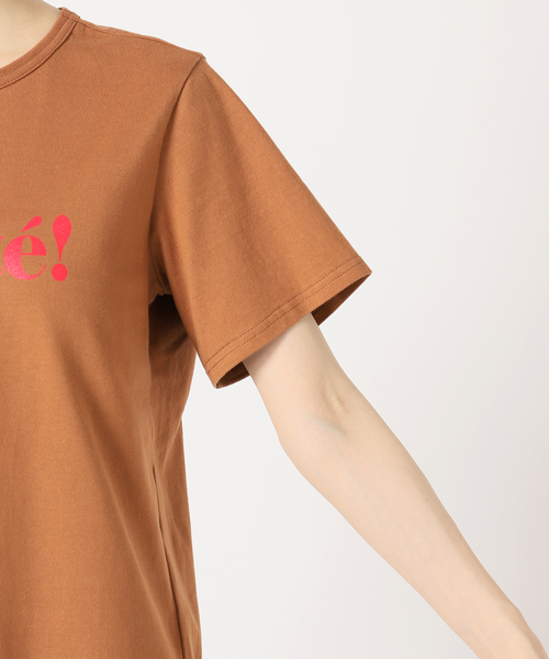 SLOBE IENA（スローブイエナ）の「Bel ete ロゴTシャツ（Tシャツ/カットソー・レディース・ホワイト/ネイビー/ブラウン/サックスブルー・FREE）」の11枚目の写真