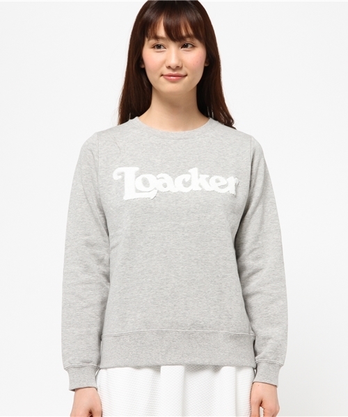 OUTLET（アウトレット）の「【CIAOPANIC TYPY】ローカーコラボクルースウェット（スウェット・レディース・グレー/ネイビー・MEDIUM/SMALL）」の3枚目の写真