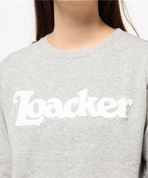 OUTLET（アウトレット）の「【CIAOPANIC TYPY】ローカーコラボクルースウェット（スウェット・レディース・グレー/ネイビー・MEDIUM/SMALL）」の6枚目の写真
