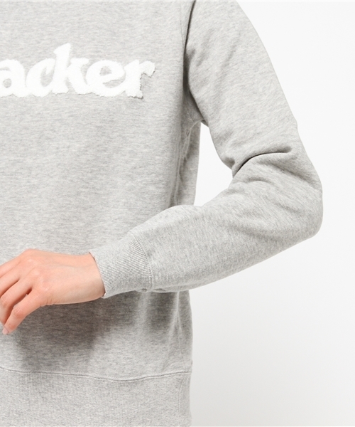 OUTLET（アウトレット）の「【CIAOPANIC TYPY】ローカーコラボクルースウェット（スウェット・レディース・グレー/ネイビー・MEDIUM/SMALL）」の7枚目の写真