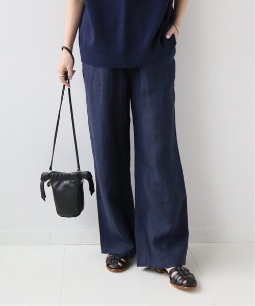 JOURNAL STANDARD relume（ジャーナルスタンダード　レリューム）の「《追加》Yarn-Dyeリネンイージーパンツ（その他パンツ・レディース・ベージュ/ライトグレー/ネイビー/グリーン・38/36）」の21枚目の写真