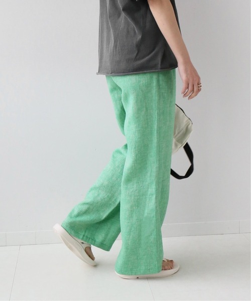 JOURNAL STANDARD relume（ジャーナルスタンダード　レリューム）の「《追加》Yarn-Dyeリネンイージーパンツ（その他パンツ・レディース・ベージュ/ライトグレー/ネイビー/グリーン・38/36）」の17枚目の写真