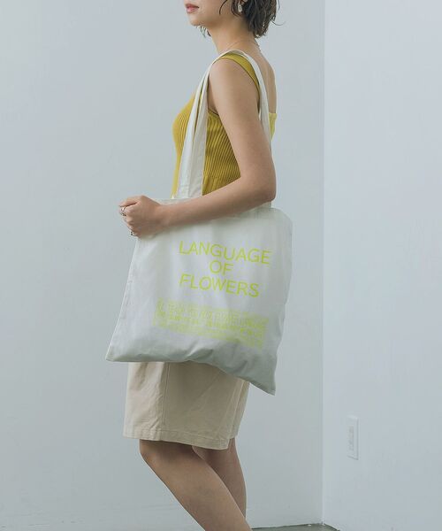 ems excite（エムズエキサイト）の「ロゴトートバック（ショルダーバッグ・レディース・オフホワイト/ピンク/グリーン/ブルー/ナチュラル/ダークブルー/ホワイト/レッド・FREE）」の16枚目の写真