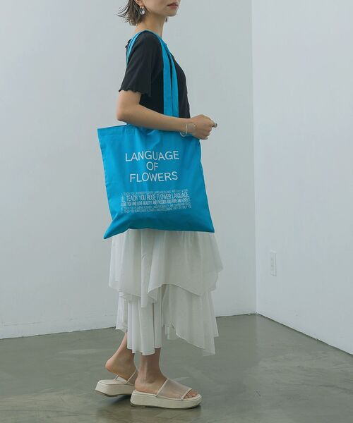 ems excite（エムズエキサイト）の「ロゴトートバック（ショルダーバッグ・レディース・オフホワイト/ピンク/グリーン/ブルー/ナチュラル/ダークブルー/ホワイト/レッド・FREE）」の22枚目の写真