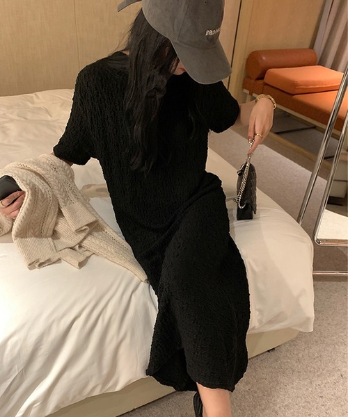 LAFFMO（ラフモ）の「ロングワンピース（ワンピース・レディース・ホワイト/ブラック・FREE）」の6枚目の写真