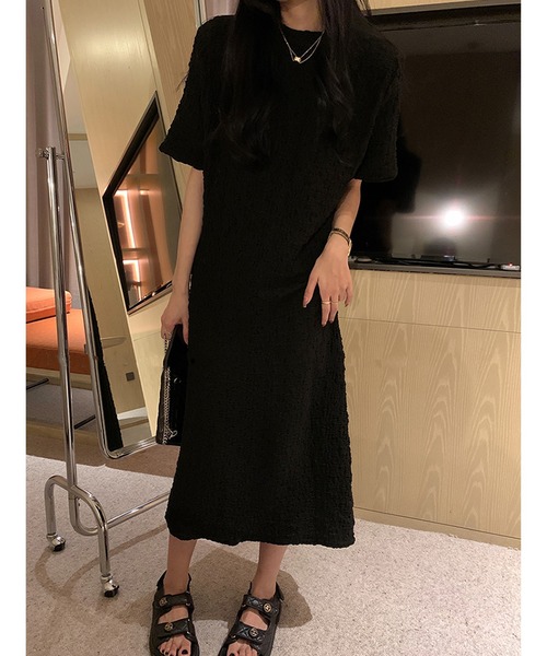 LAFFMO（ラフモ）の「ロングワンピース（ワンピース・レディース・ホワイト/ブラック・FREE）」の8枚目の写真