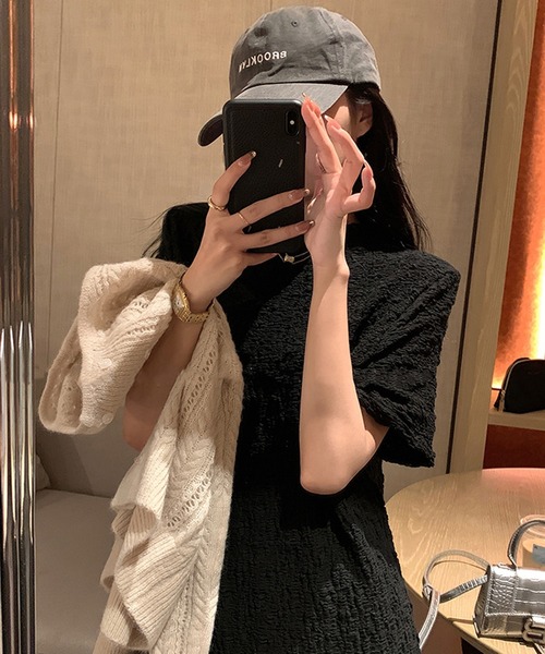 LAFFMO（ラフモ）の「ロングワンピース（ワンピース・レディース・ホワイト/ブラック・FREE）」の4枚目の写真