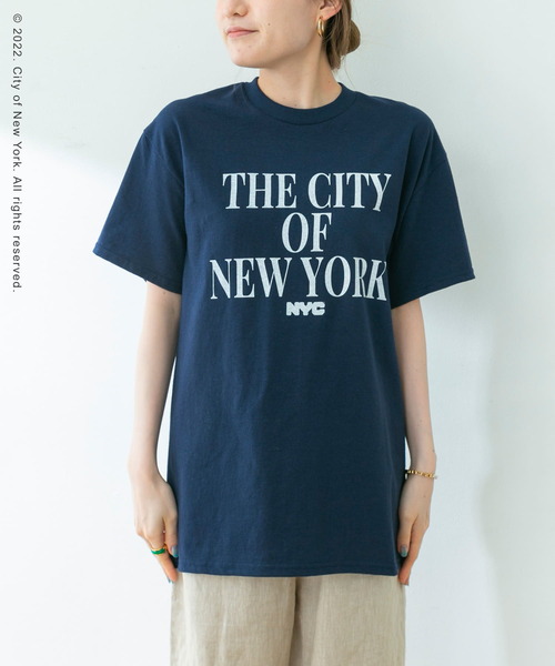 URBAN RESEARCH（アーバンリサーチ）の「NYC LETTERING T-SHIRTS（Tシャツ/カットソー・レディース・ホワイト/ネイビー/ピンク・FREE）」の18枚目の写真