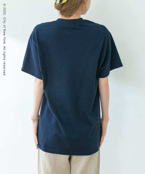 URBAN RESEARCH（アーバンリサーチ）の「NYC LETTERING T-SHIRTS（Tシャツ/カットソー・レディース・ホワイト/ネイビー/ピンク・FREE）」の20枚目の写真