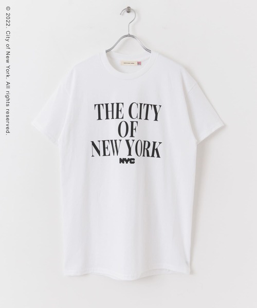 URBAN RESEARCH（アーバンリサーチ）の「NYC LETTERING T-SHIRTS（Tシャツ/カットソー・レディース・ホワイト/ネイビー/ピンク・FREE）」の21枚目の写真
