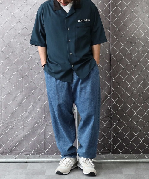 BACK NUMBER（バックナンバー）の「【BACK NUMBER】ボーリングシャツ（シャツ/ブラウス・メンズ・ブラック/オフホワイト/グリーン・M/L/XL）」の13枚目の写真