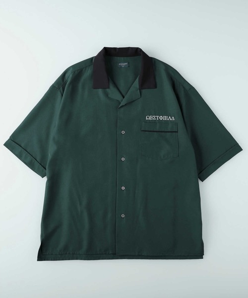 BACK NUMBER（バックナンバー）の「【BACK NUMBER】ボーリングシャツ（シャツ/ブラウス・メンズ・ブラック/オフホワイト/グリーン・M/L/XL）」の6枚目の写真