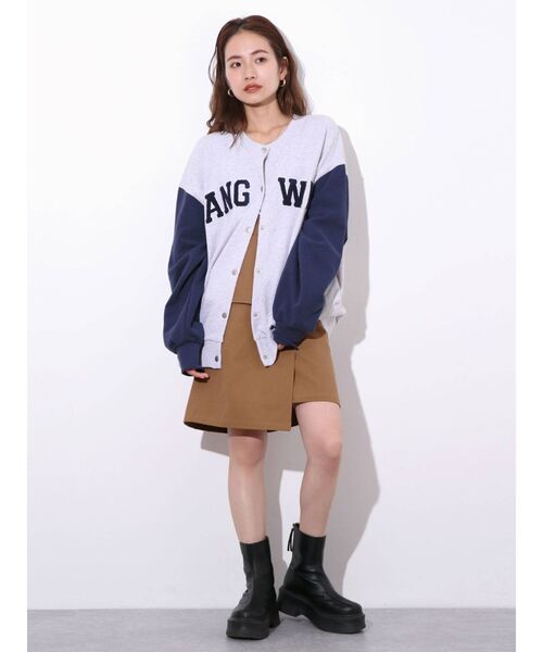 Ungrid（アングリッド）の「ウエストデザインミニスカート（スカート・レディース・ベージュ/ブラウン・FREE）」の7枚目の写真