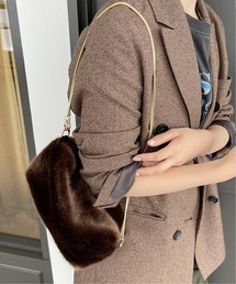 Spick & Span | 【a point /アポワン】エコファーチェーンバッグ(ショルダーバッグ)