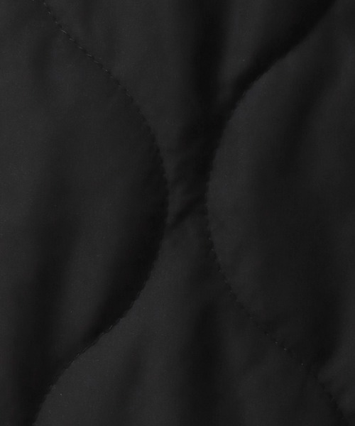 libelle more（リベル モア）の「裏ボアキルトコート+ニットワンピース セット（セットアップ・レディース・ブラック/ベージュ/カーキ・M/L）」の11枚目の写真